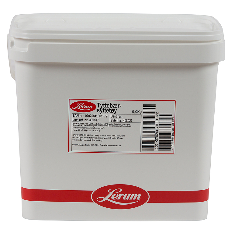 Tyttebærsyltetøy   9kg