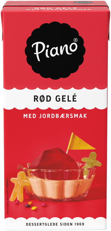 Tine piano jordbærgelé   1l