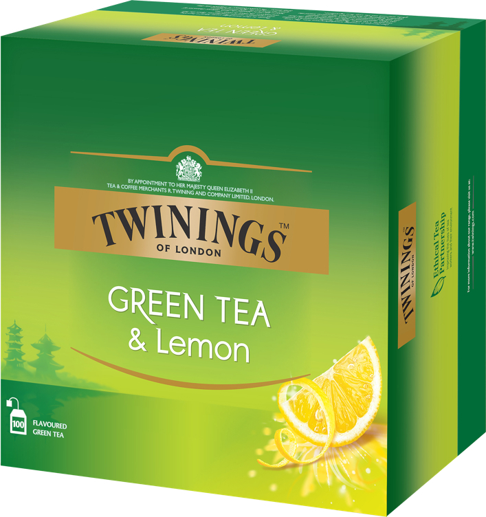 Twinings grønn te med sitron   100bg