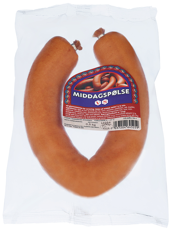 Middagspølse   500g