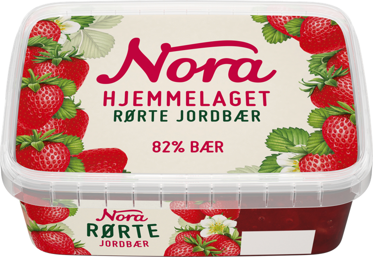 Jordbærsyltetøy rørte  12x280g