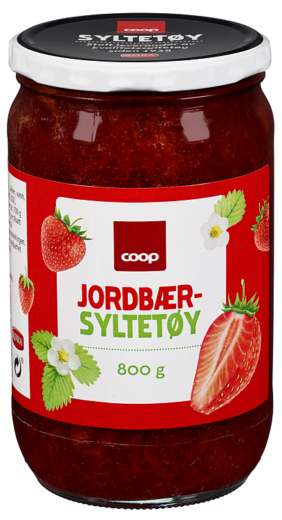 Jordbærsyltetøy coop  800g