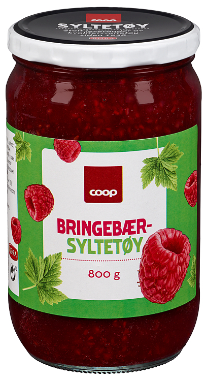 Bringebærsyltetøy coop  800g