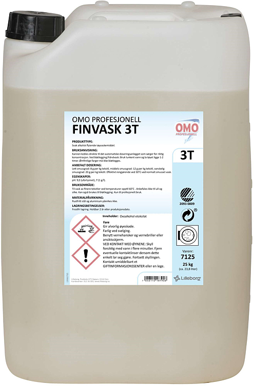 Omo profesjonell finvask 3t kanne  25kg