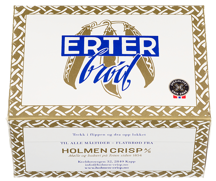 Crisp erterflatbrød   210g