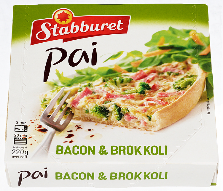 Mia bacon   broccolipai 10x220g