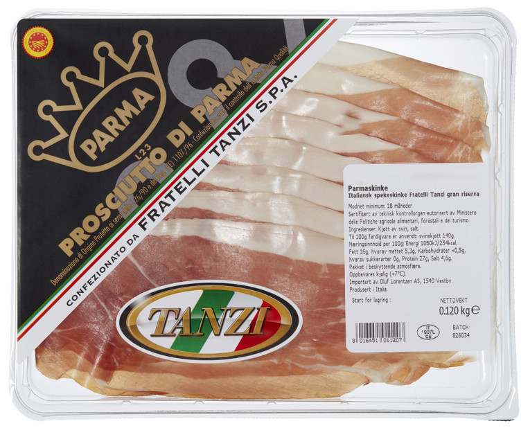 Prosciutto de parma  gran reserva   120g