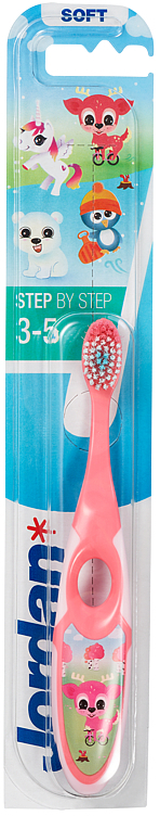Tannbørste 3-5 år soft   stk