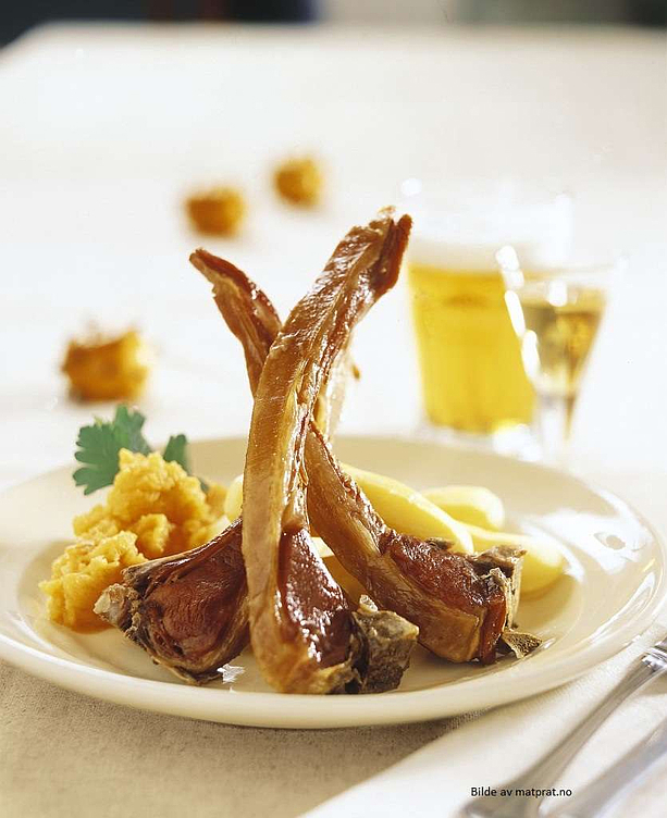 Pinnekjøtt kuttet kokt   kg