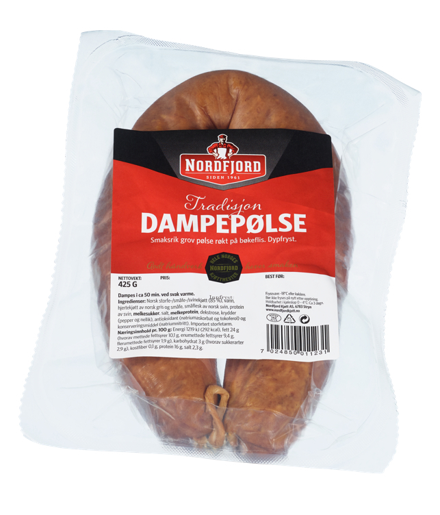 Dampepølse frys 425g