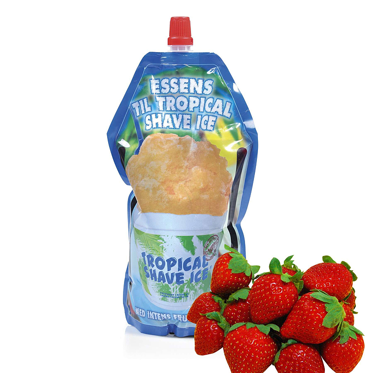 Tropical shave ice jordbær         1l