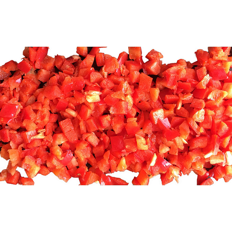 Paprika rød terning kg