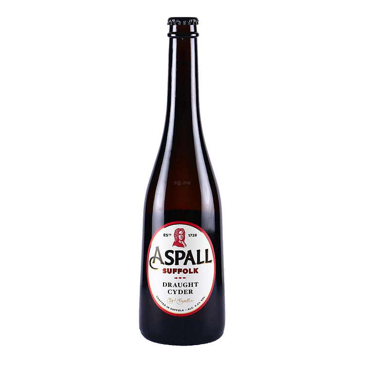 Aspall draught crisp suffolk syder  5,5%  12x50cl