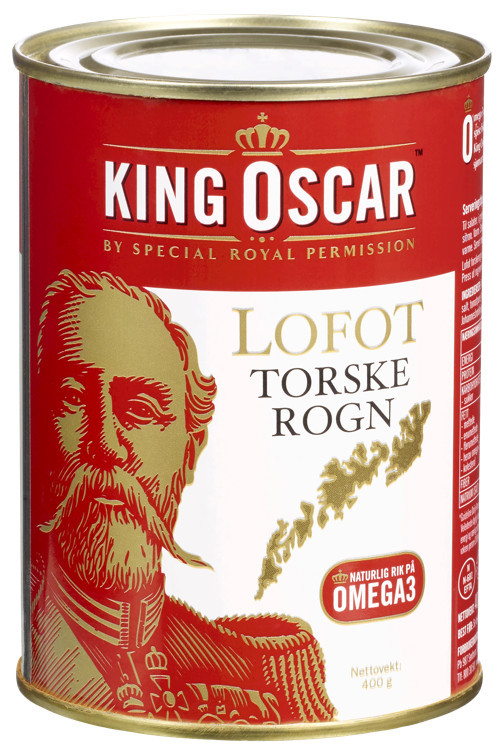 Torskerogn king oscar   *  400g