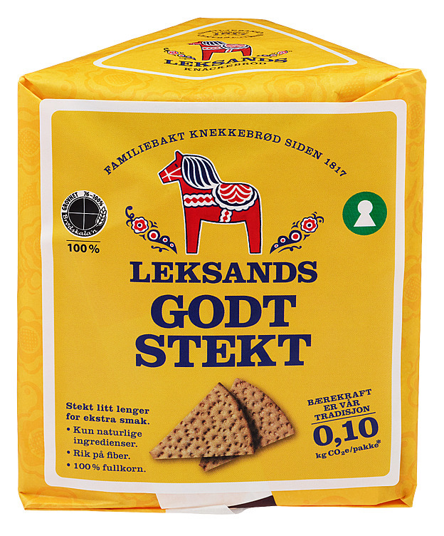 Knekkebrød godt stekt  200g
