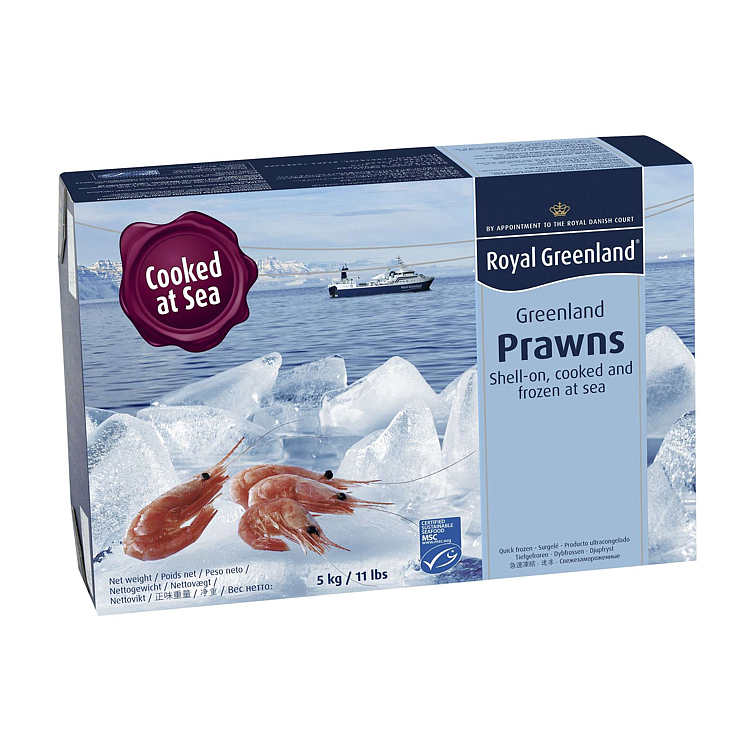 Reker m/skall, 80/100   5kg