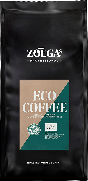 Zoegas hele bønner økol. coffee 8x750g