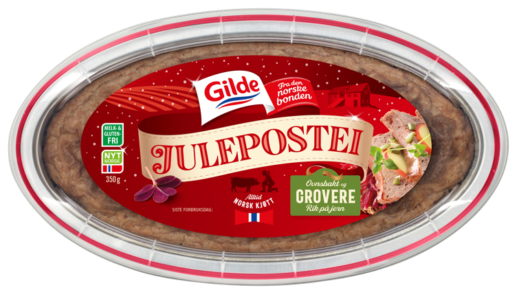 Julepostei grov ovnsbakt 350g