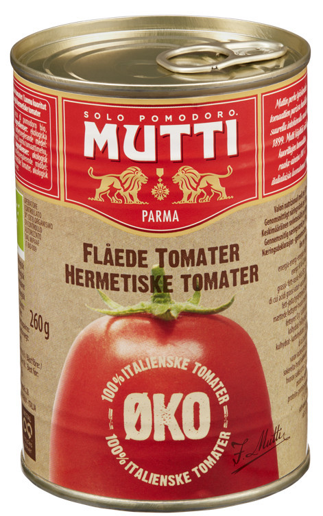 Tomater hele øko  400g