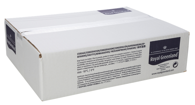 Rødspette filet naturell  50-90g  5kg