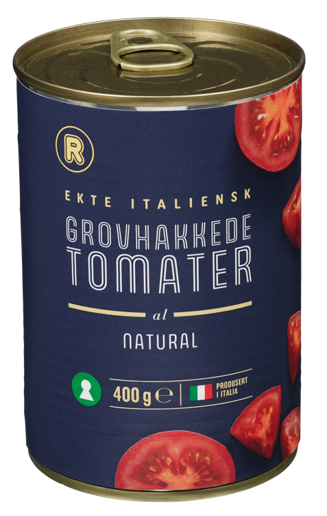 Tomater grovhakkede    400g