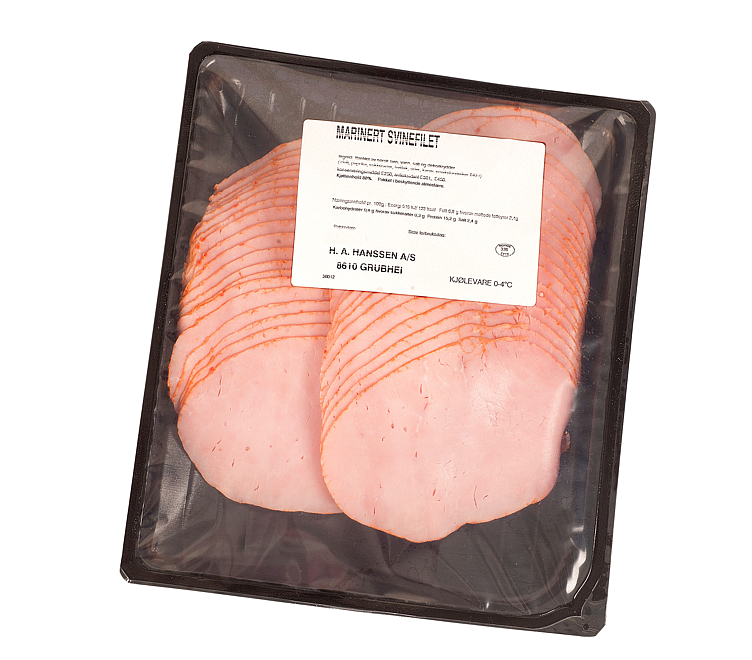 Marinert svinefilet skivet 500g  kg