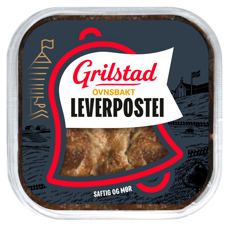 Leverpostei grov 185g