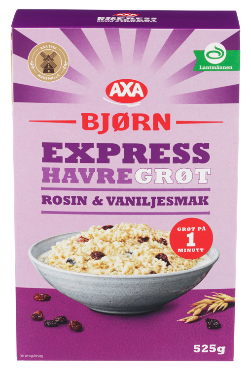 Havregrøt rosin & vanilje   525g