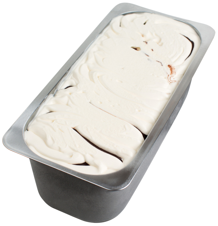 Hvit sjokoladeis med nougat  4,5l
