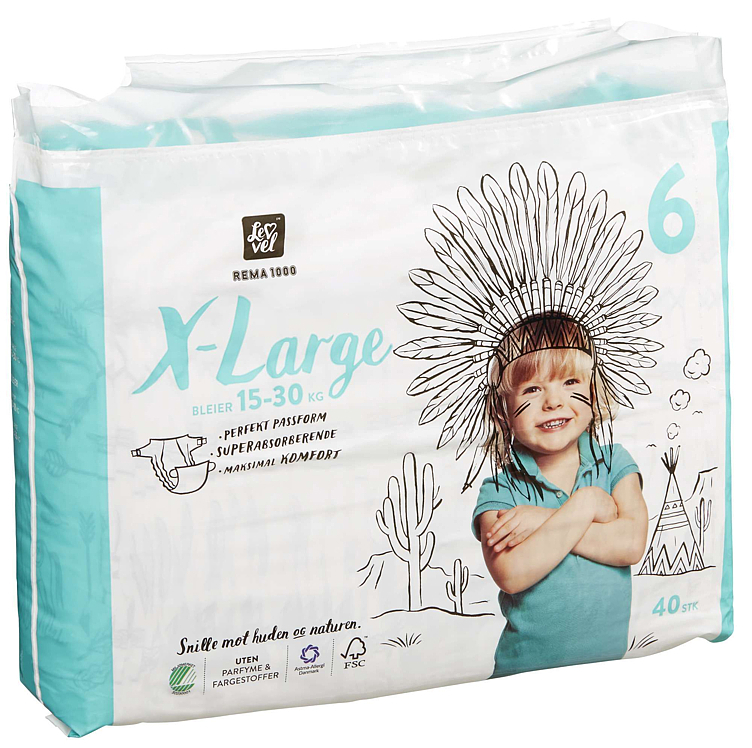 Lev vel bleier xl 40stk