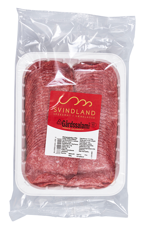 Gårds salami skåret   500g