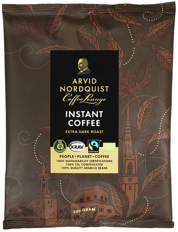 Kaffe instant ekstra mørk økol.  250g