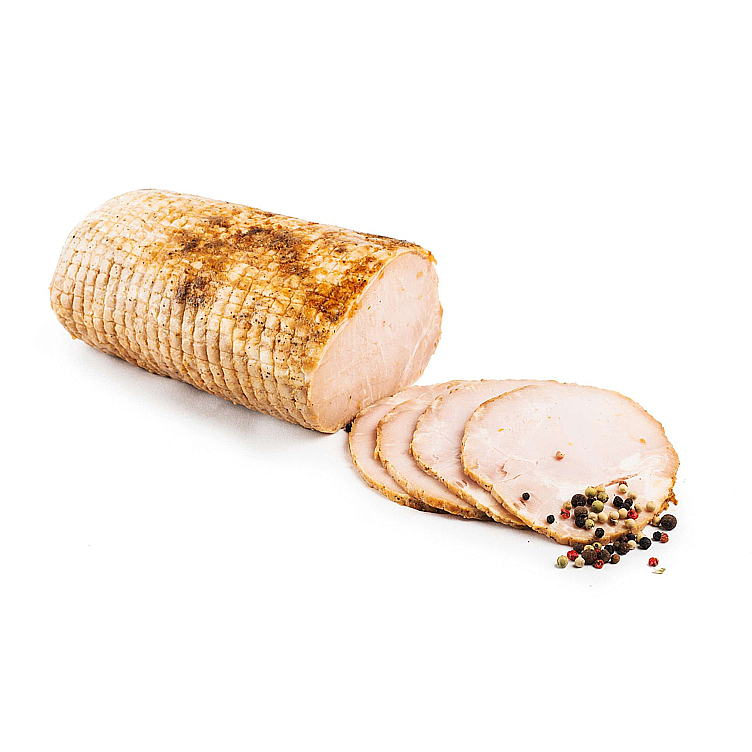 Svinekam grillet skivet 10xca500g   kg