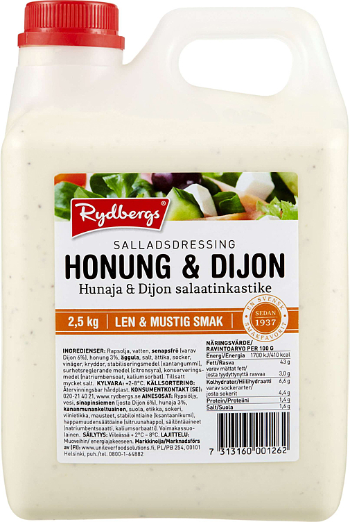 Honning & dijon salatdressing   2,5kg