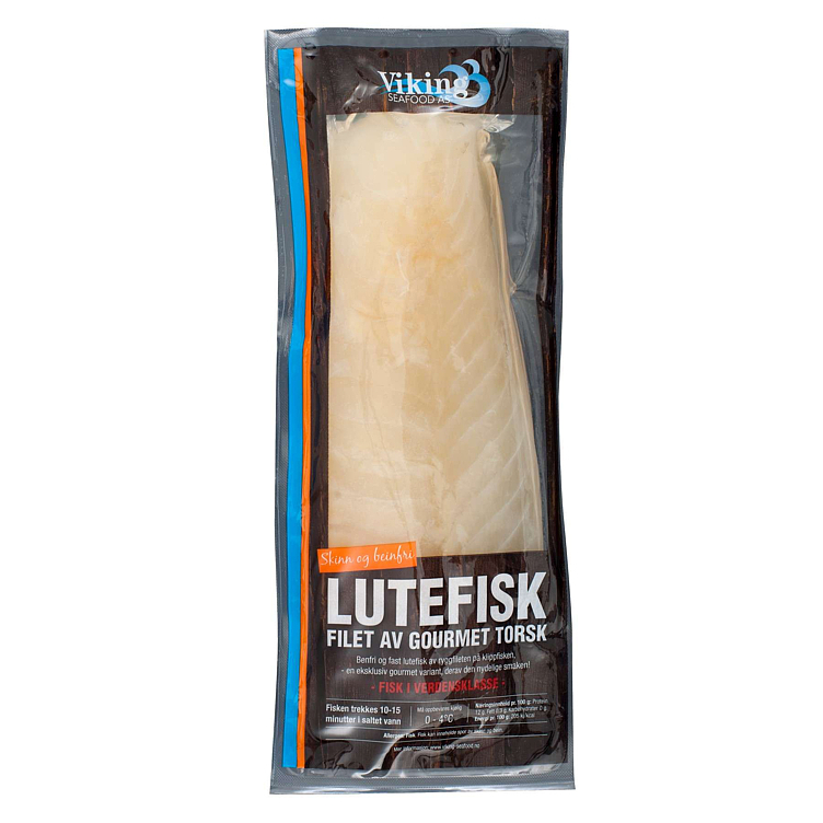 Lutefisk loins torsk u/sk bein  kg