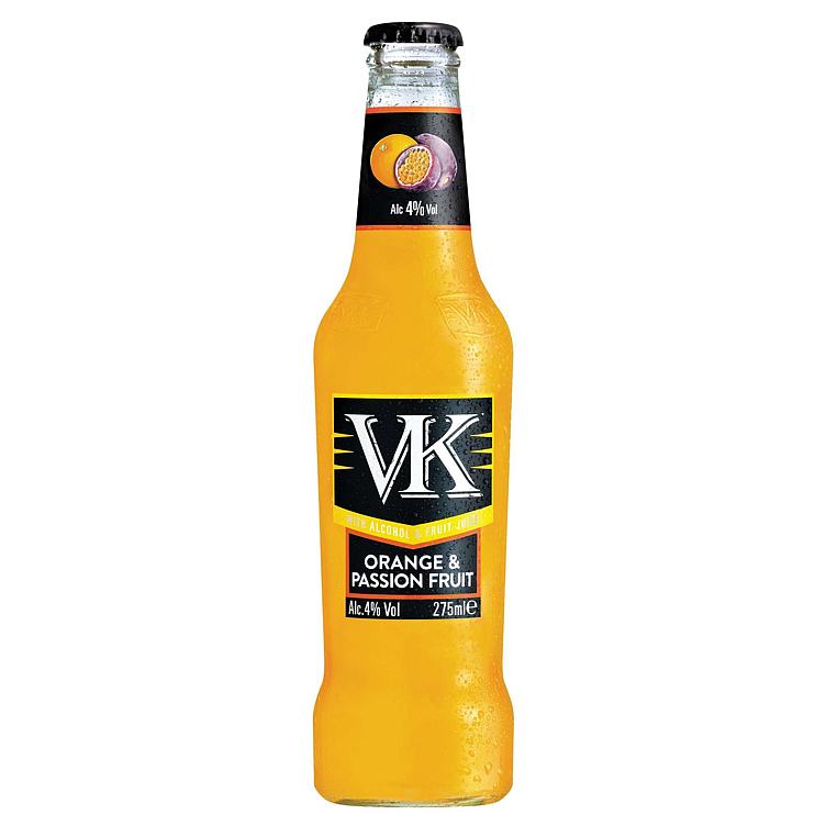 Vk orange & passion fruit      4%   24x27,5cl