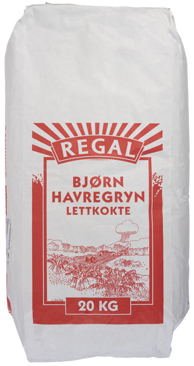 Havregryn bjørn lettkokt   20kg