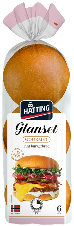 Hamburgerbrød bistro brioche style  6stk x 63g