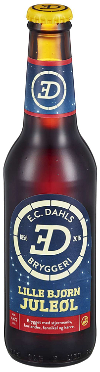 E.c. dahls lille bjørn juleøl   4,5%   24x33cl