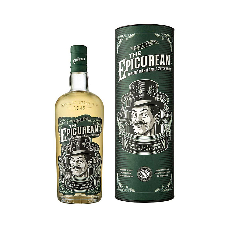 Epicurean lowland blended malt  46,2%  70cl