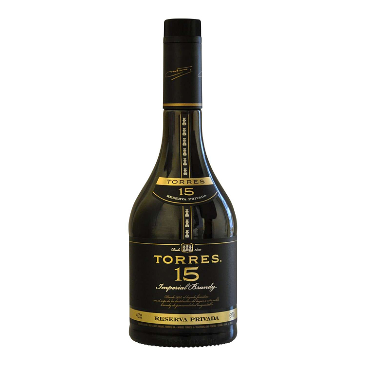 Torres 15 imperial brandy reserva privada   40%   70cl