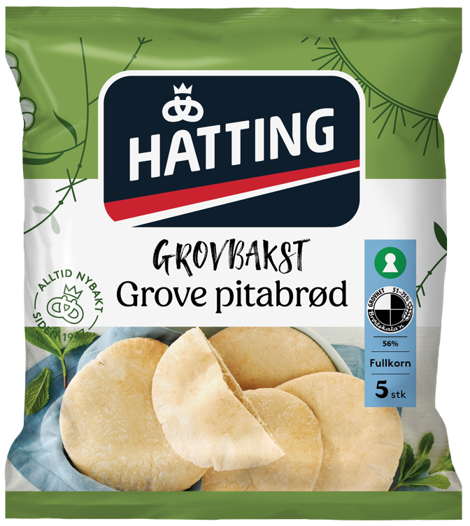 Grove pitabrød   400g