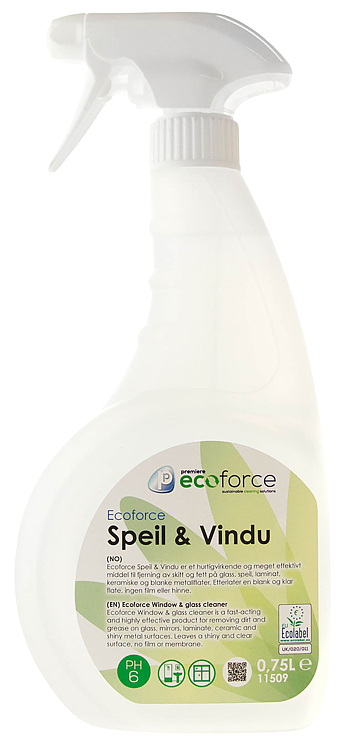 Ecoforce speil&vindu rtu   0,75l