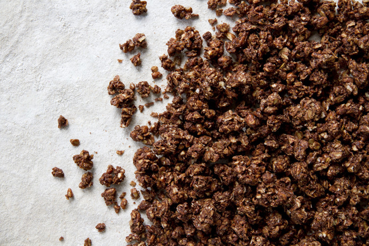 Crunchy nøtte-sjokolade økol. vegansk   5kg