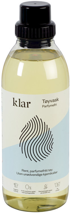 Klar tøyvask parfymefri   750ml