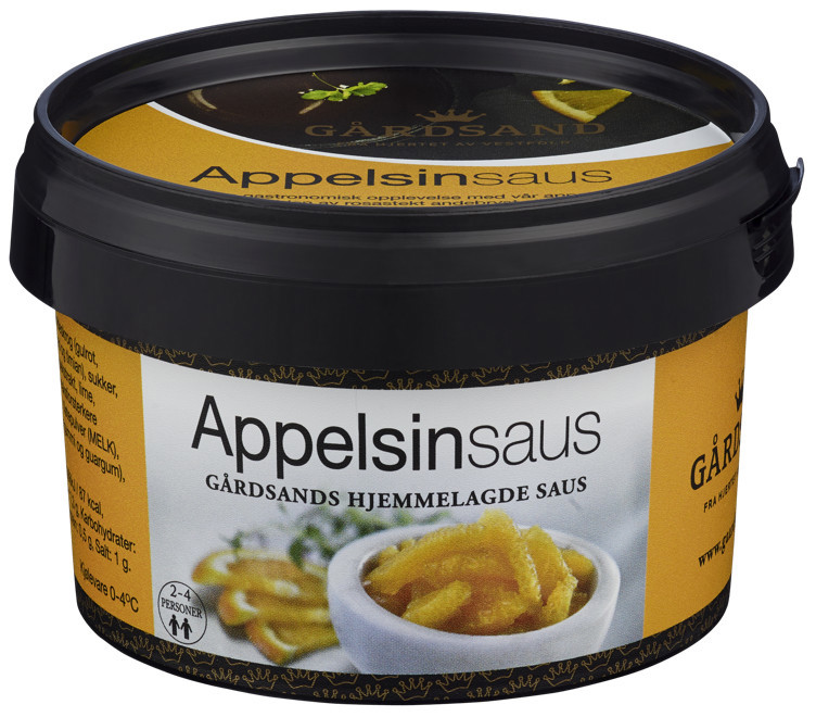 Appelsinsaus fersk 240ml