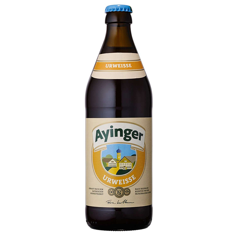 Ayinger urweisse dunkelweissbier   5,8%   20x50cl