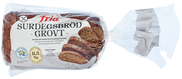 Surdeigsbrød grovt glutenfri  500g