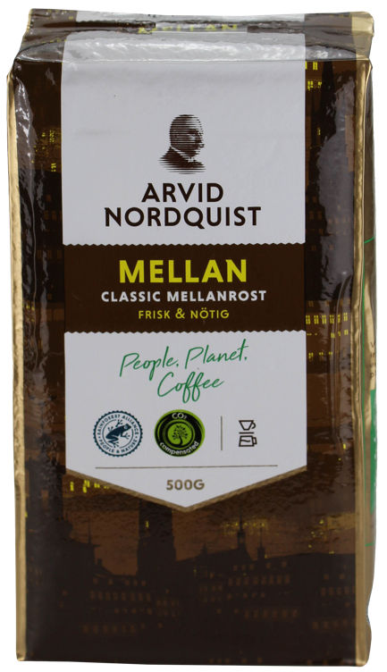 Kaffe mellan filtermalt   500g