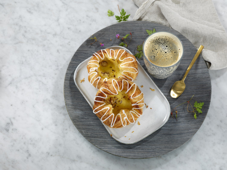 Wienerbrød m-vaniljekrem   48x89g